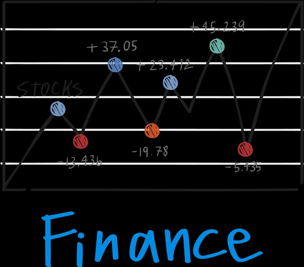 Financial market illustration