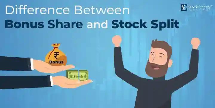 Difference Between Bonus Share and Stock Split