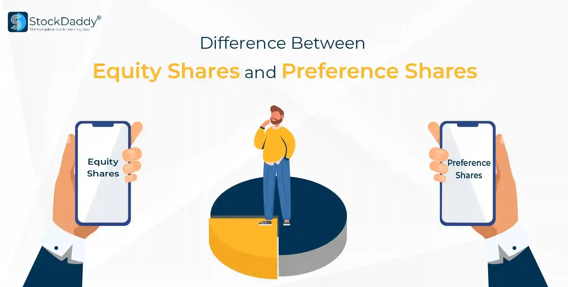 Difference Between Equity shares and Preference shares