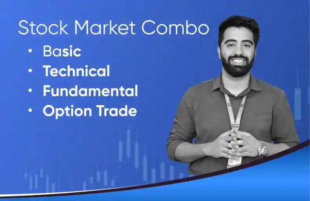 Complete Stock Market Combo (Basics + Technicals + Fundamendals + Options Trading)